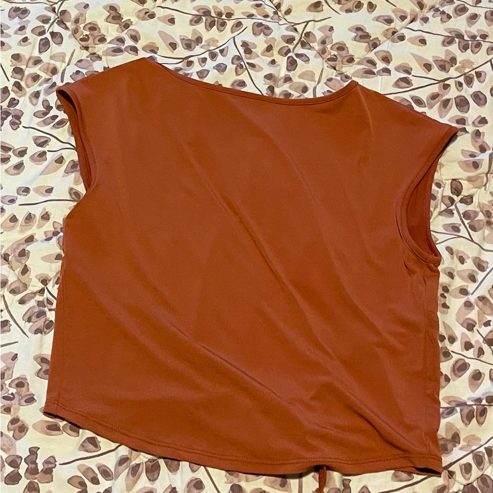 Rust Sleeveless Women's Top